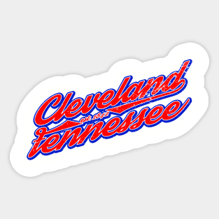 Cleveland Tennessee - Swoosh Sticker